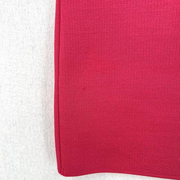 PAOLA BERNARDI Renata Mini Skirt Womens Pink Purple Colorblock Stretch Knit NEW - Picture 10 of 16